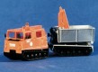 HAGGLUNDS BV206D with Cargo trailer of THW (orange)